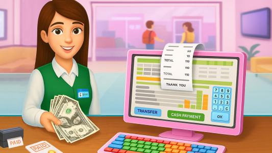 اسکرین شات 1 بازی Bank Manager ATM Cashier Games