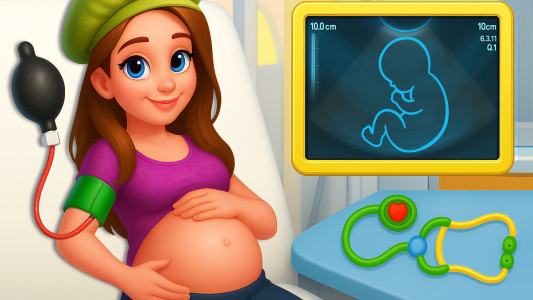 اسکرین شات 4 برنامه Pregnant Mommy Care Games
