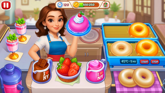 اسکرین شات 2 بازی Restaurant Diary: Cook & Style
