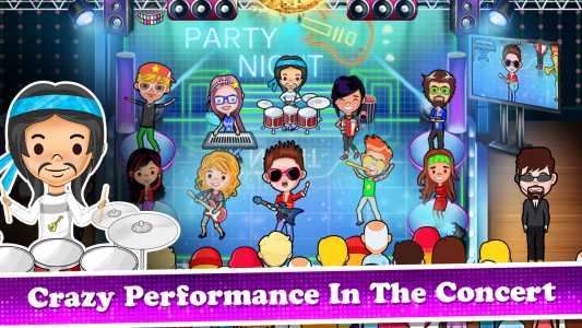 اسکرین شات 1 بازی Pop Star Band Clicker Games