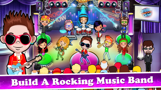 اسکرین شات 2 بازی Pop Star Band Clicker Games