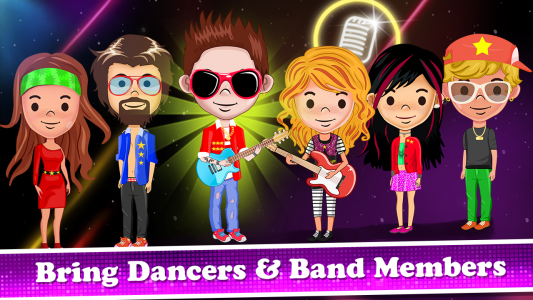 اسکرین شات 4 بازی Pop Star Band Clicker Games