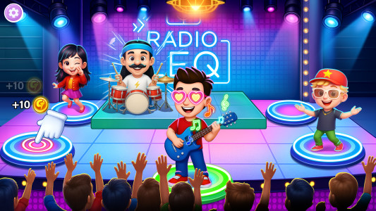 اسکرین شات 1 بازی Pop Star Band Clicker Games