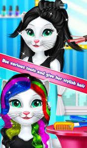 اسکرین شات برنامه My Kitty Daycare Salon - Cute 1