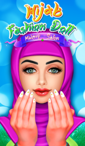 اسکرین شات بازی Hijab Fashion Doll  Beauty Makeup Spa Salon 3