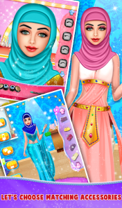 اسکرین شات بازی Hijab Fashion Doll  Beauty Makeup Spa Salon 7