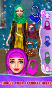 اسکرین شات بازی Hijab Fashion Doll  Beauty Makeup Spa Salon 4