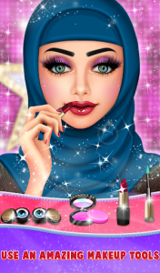 اسکرین شات بازی Hijab Fashion Doll  Beauty Makeup Spa Salon 5
