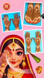 اسکرین شات 5 بازی Indian Princess Mehndi Designs