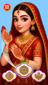 اسکرین شات 1 بازی Indian Princess Mehndi Designs