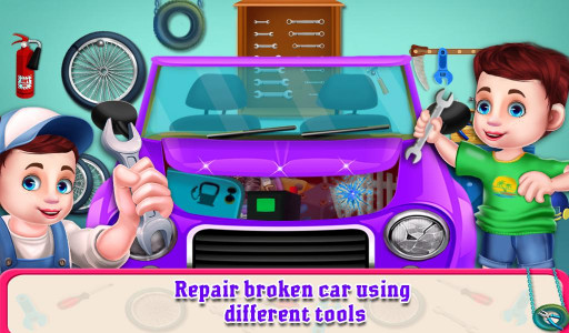 اسکرین شات بازی Car Garage Repair Workshop 3
