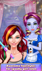اسکرین شات بازی Halloween Spooky Girl Salon 3