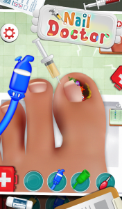 اسکرین شات بازی Nail Doctor Games 2