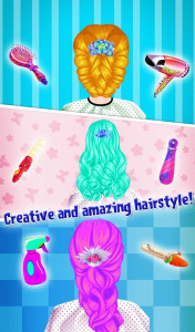 اسکرین شات بازی Princess Hair Style Salon Game 3