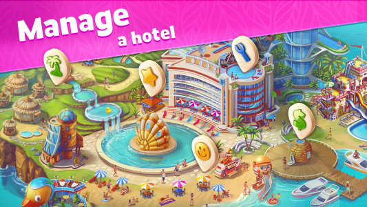 اسکرین شات بازی Paradise Island 2: Hotel Game 1