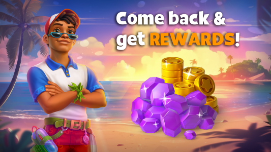 اسکرین شات بازی Paradise Island 2: Hotel Game 1