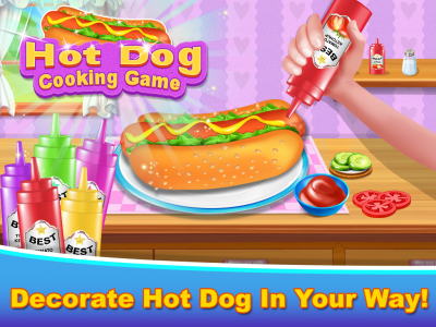 اسکرین شات بازی Hot Dog Cooking Game 1