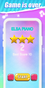 اسکرین شات بازی Piano Tiles Elsa Game - Let It Go 4
