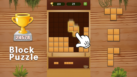 اسکرین شات بازی Block Puzzle - Wood Style Game 2