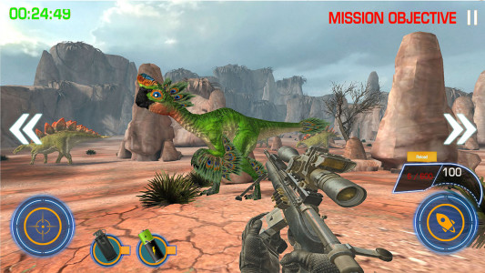 اسکرین شات بازی Dinosaur Hunter 3D 2