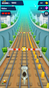 اسکرین شات 3 برنامه Cat Run 3D