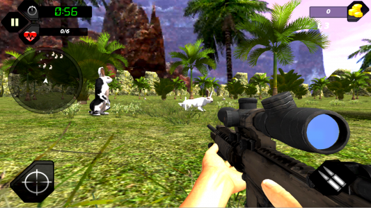 اسکرین شات بازی Rabbit Hunting 3D 1