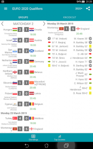 اسکرین شات برنامه Results for EuroCup Football 2020 7