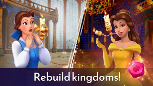 اسکرین شات بازی Disney Princess Majestic Quest: Match 3 & Decorate 5