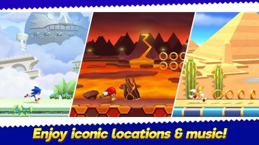 اسکرین شات بازی Sonic Runners Adventure - Fast Action Platformer 1