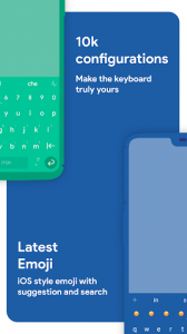اسکرین شات برنامه Chrooma Keyboard - RGB & Emoji Keyboard Themes 4