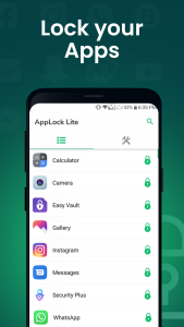 اسکرین شات برنامه App Lock - Lock Apps 1