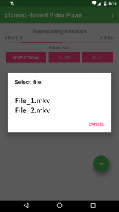 اسکرین شات برنامه xTorrent - Stream Torrents 2