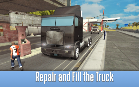 اسکرین شات بازی American Truck Driving 3D 4