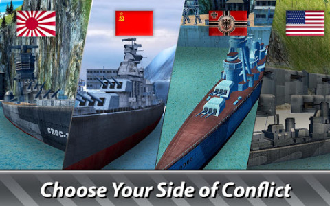 اسکرین شات بازی Naval Wars 3D: Warships Battle - join the navy! 2