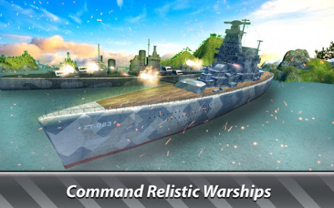 اسکرین شات بازی Naval Wars 3D: Warships Battle - join the navy! 3