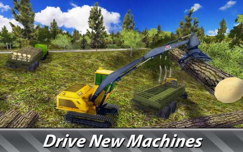 اسکرین شات بازی Logging Harvester Truck 2