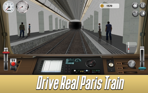 اسکرین شات بازی Paris Subway Simulator 3D 2