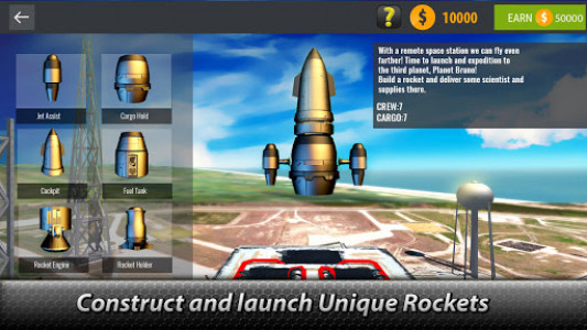 اسکرین شات بازی 🚀 Space Launcher Simulator - build a spaceship! 6