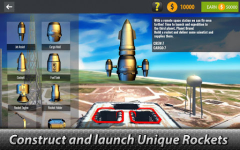 اسکرین شات بازی 🚀 Space Launcher Simulator - build a spaceship! 2