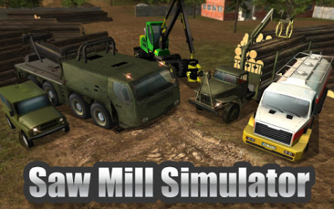 اسکرین شات بازی 🌲⚙️ Sawmill 🚚 Truck Driver Simulator 3D 5