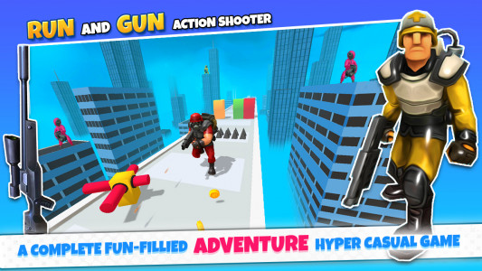 اسکرین شات بازی Run and Gun: Action Shooter 1