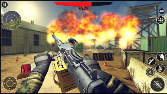 اسکرین شات برنامه Gunner Machine Guns Simulator Game 1