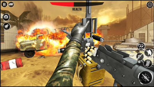 اسکرین شات برنامه Gunner Machine Guns Simulator Game 4