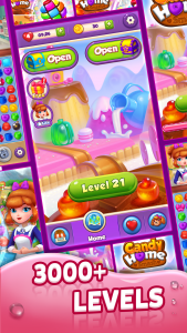 اسکرین شات بازی Candy Home smash- Match 3 Game 5