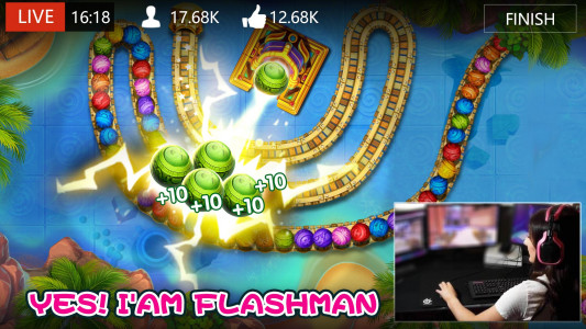 اسکرین شات بازی Marble Dash: Epic Lengend Game 7