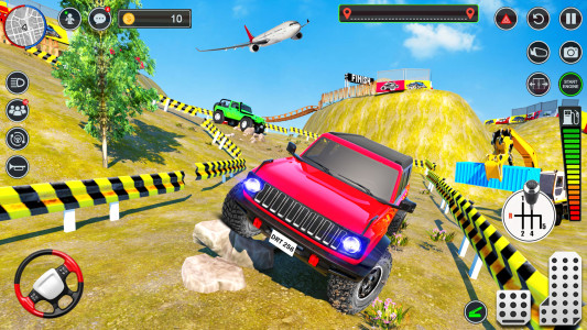 اسکرین شات 6 برنامه Offroad Jeep SUV Driving Games