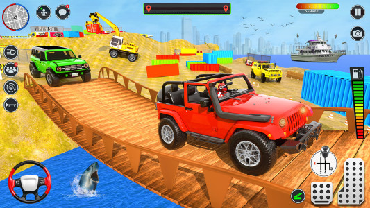 اسکرین شات 4 برنامه Offroad Jeep SUV Driving Games