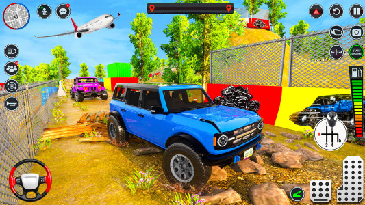 اسکرین شات 2 برنامه Offroad Jeep SUV Driving Games