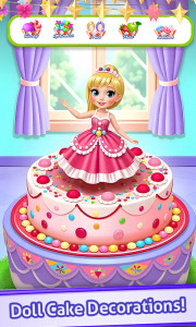 اسکرین شات 5 بازی Chocolate Ice Cream Doll Cake