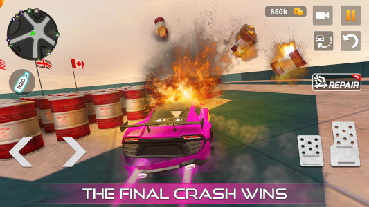 اسکرین شات 6 بازی Car Crash Games Mega Car Games